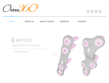 Tablet Screenshot of osteo360.com